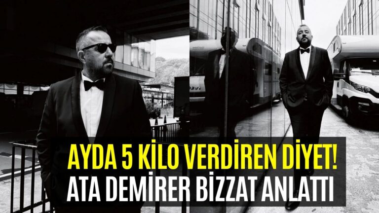 5 Ayda 22 Kilo Verdiren Ata Demirer Diyeti! Sırrını Bizzat Kendisi Açıkladı