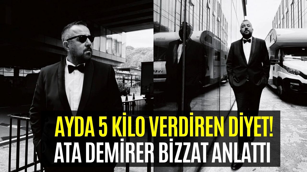 5 Ayda 22 Kilo Verdiren Ata Demirer Diyeti! Sırrını Bizzat Kendisi Açıkladı