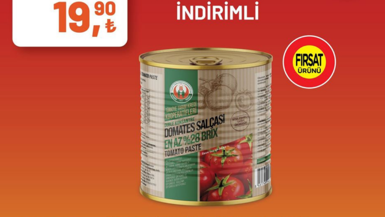 Salça Tarım Kredi Market’te İndirimde! 20-30 Kasım 2023 İndirimleri
